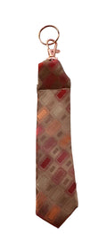 Upcycled key fob from men’s tie * Father’s Day gift *
