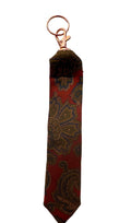 Upcycled 7 inch key fob from men’s tie * Father’s Day gift *