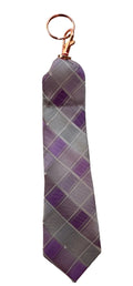 Upcycled key fob from men’s tie * Father’s Day gift *