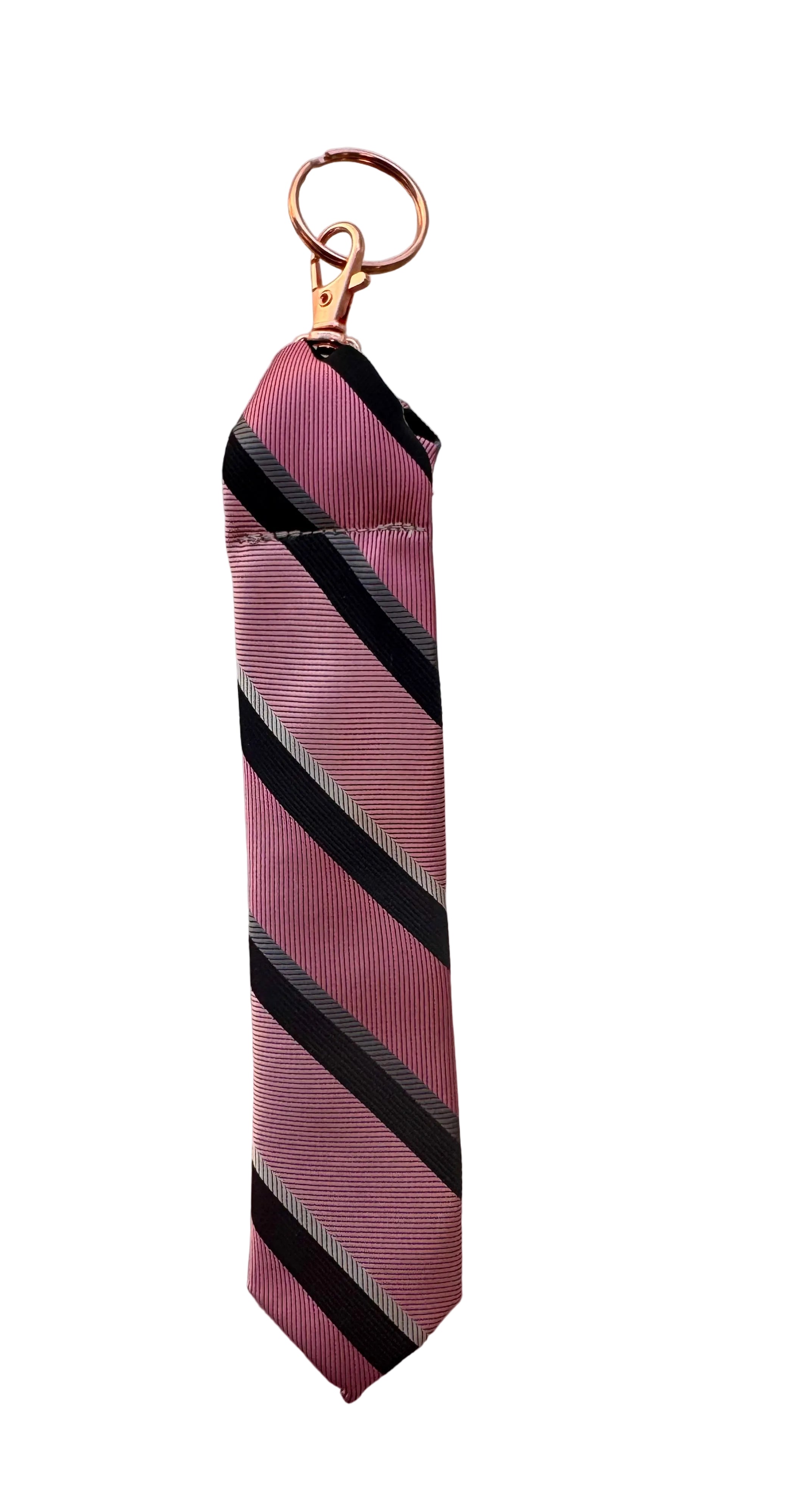 Upcycled 7 inch key fob from men’s tie * Father’s Day gift *