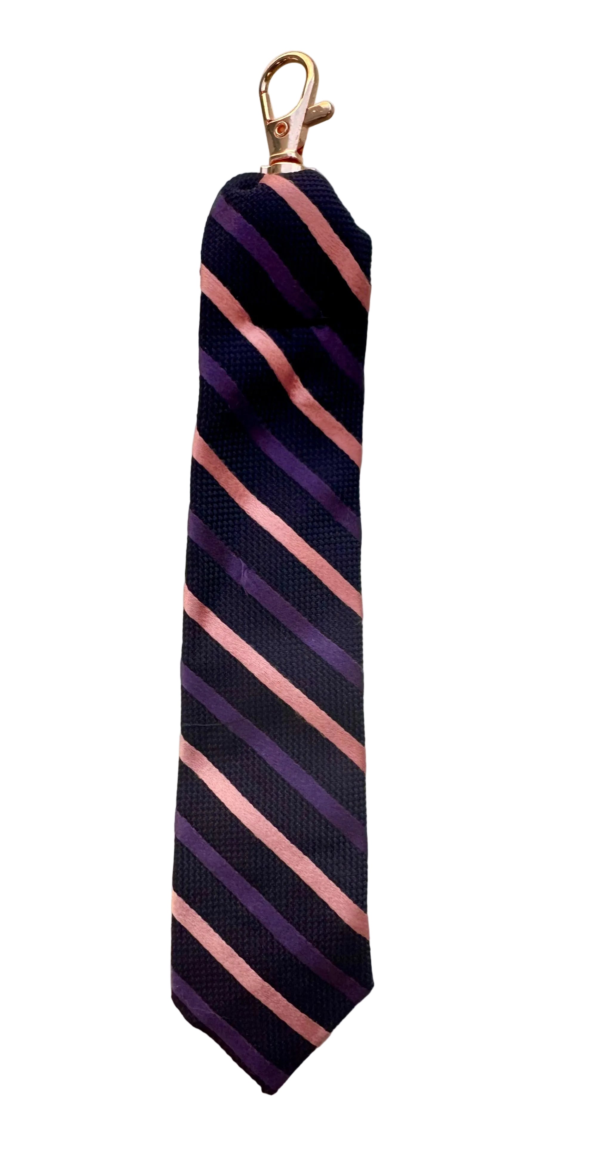 Upcycled key fob from men’s tie * Father’s Day gift *