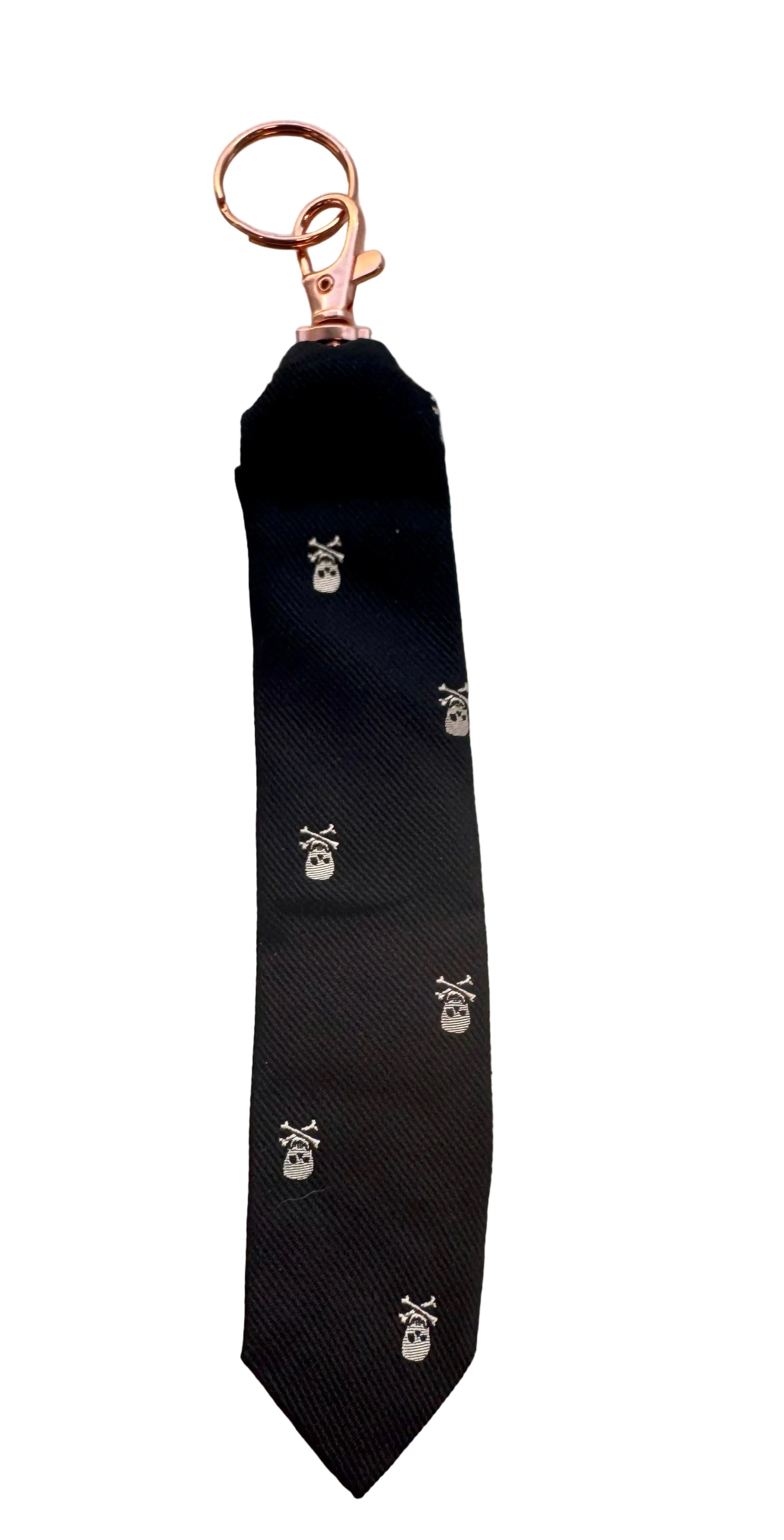 Upcycled 7 inch key fob from men’s tie * Father’s Day gift *