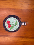 Upcycled Cherry #2 Pocket Friendly Keychain