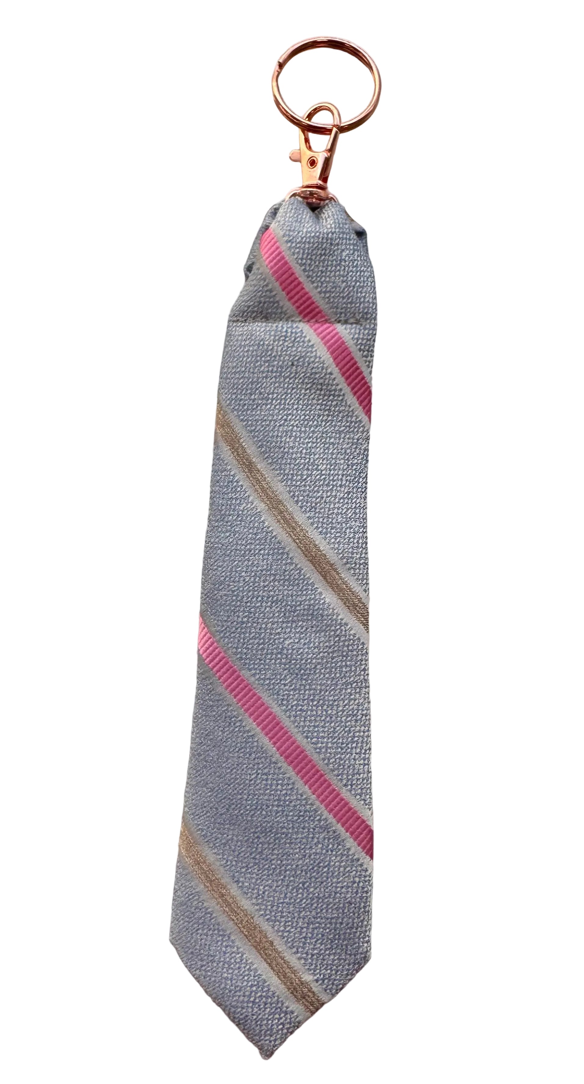 Upcycled 7 inch key fob from men’s tie * Father’s Day gift *
