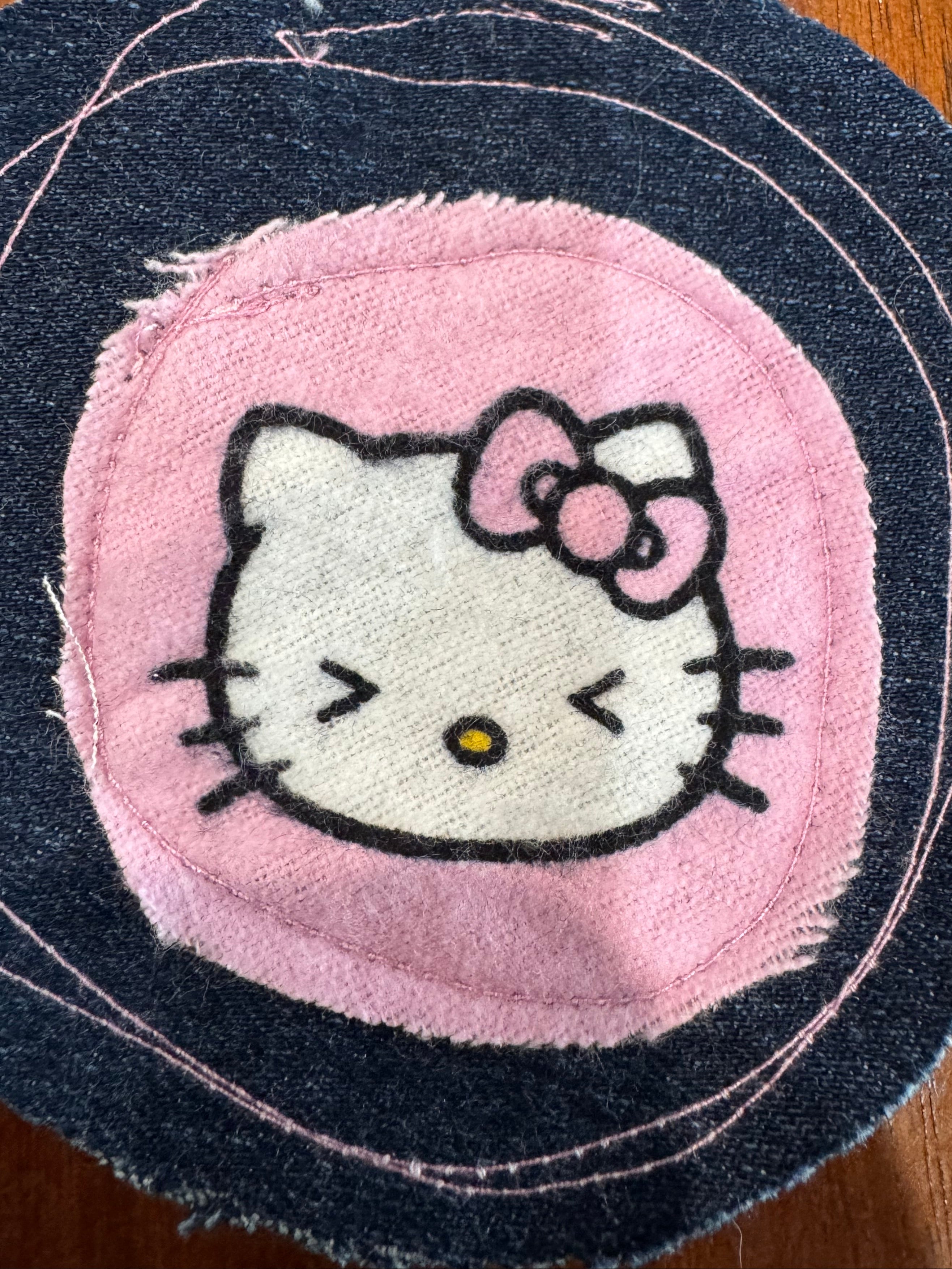 Upcycled Hello Kitty Pocket Friendly Keychains