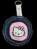 Upcycled Hello Kitty Pocket Friendly Keychains