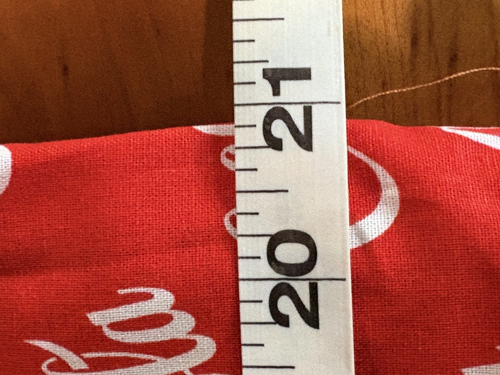 FFB Lined, Are ya Chicken? Collection #2 Coca Cola lined fabric