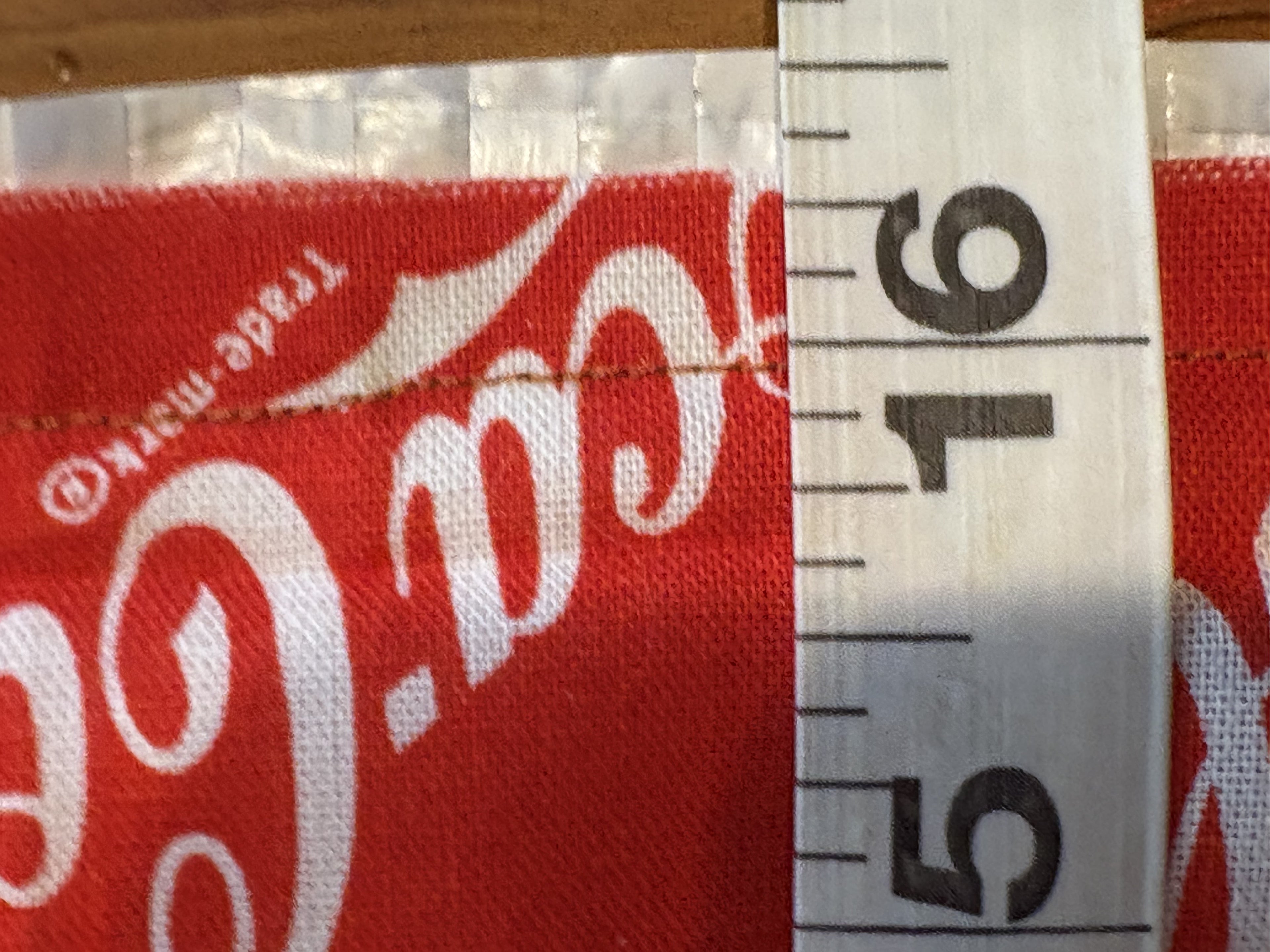 FFB Lined, Are ya Chicken? Collection #2 Coca Cola lined fabric